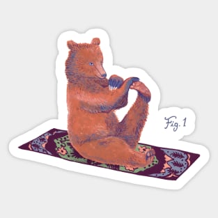 Bear Leg Stretch Sticker